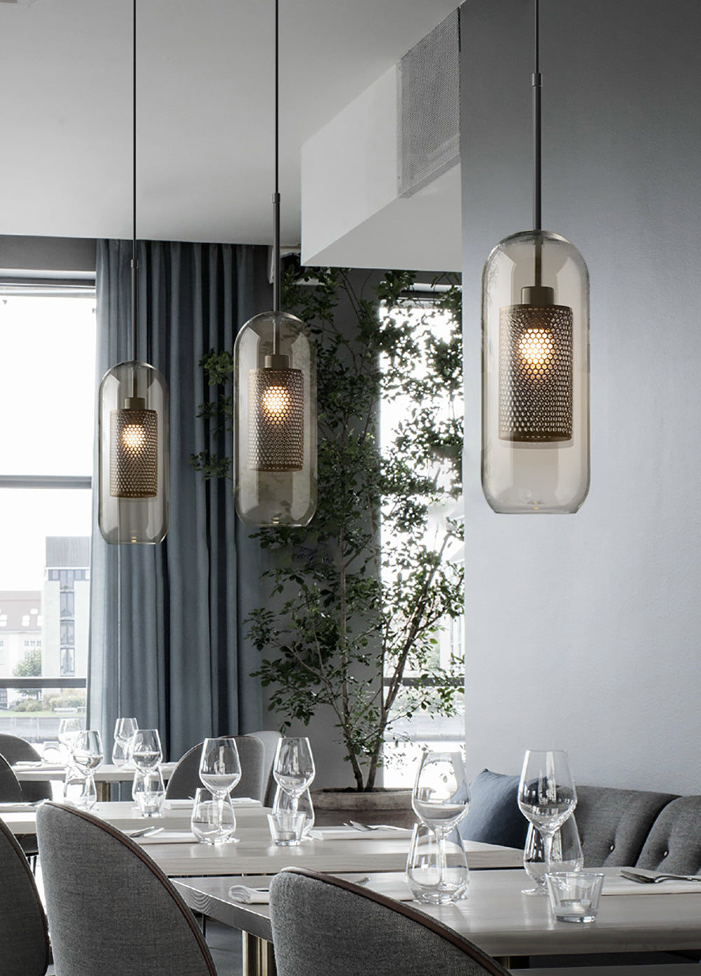 Chiswick Glazen Hanglamp