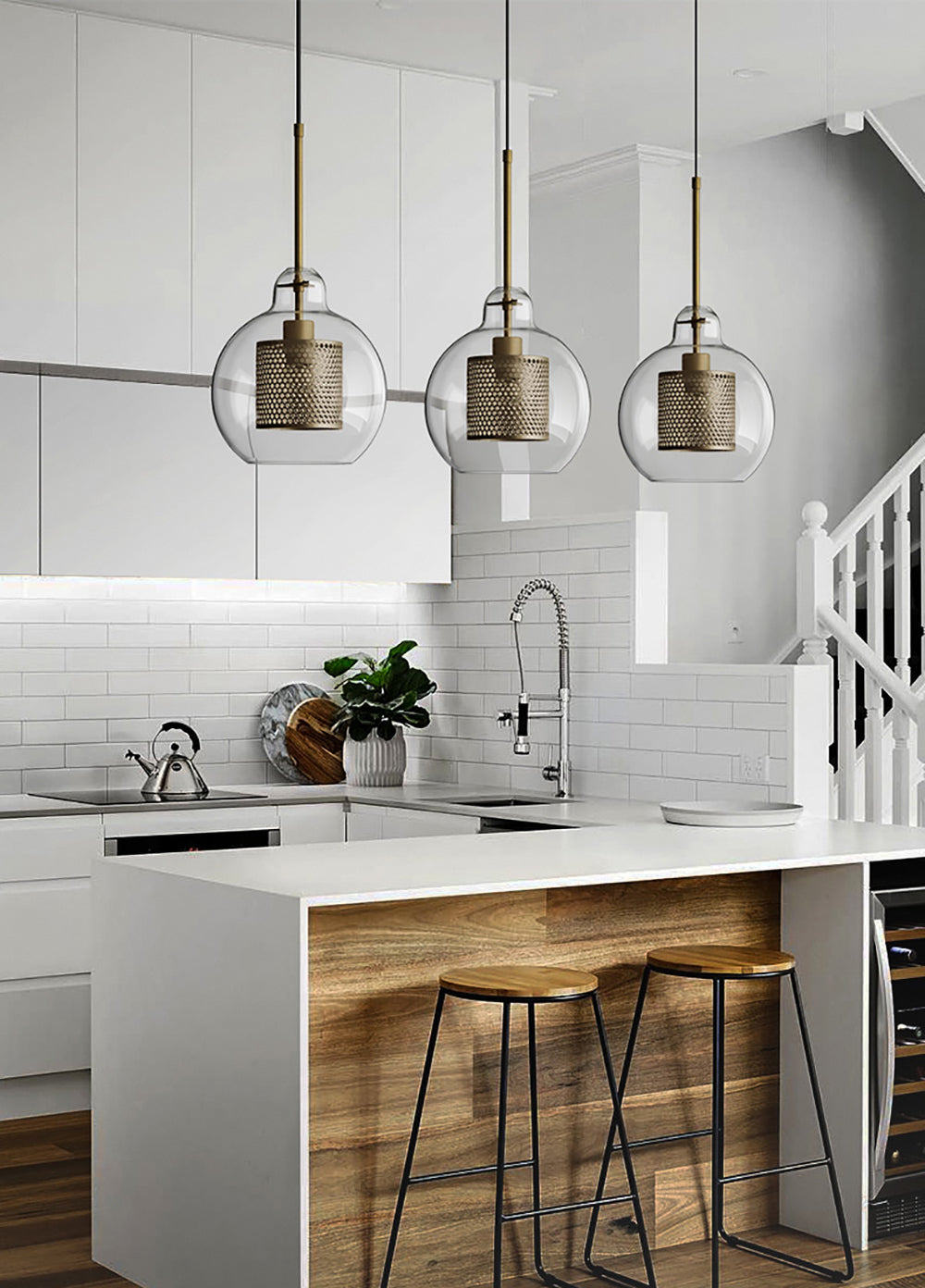 Chiswick Glazen Hanglamp