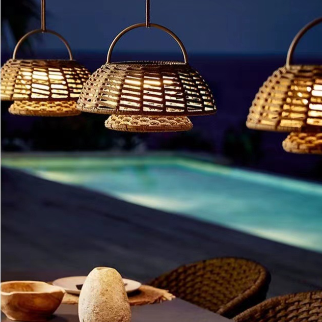 Bamboe Buiten Hanglamp
