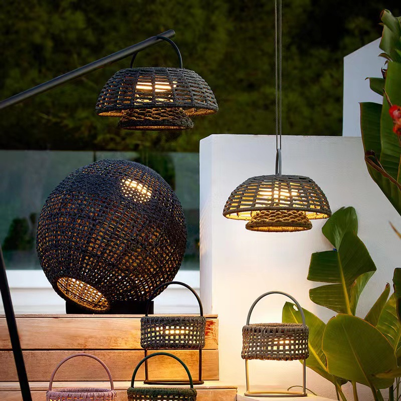 Bamboe Buiten Hanglamp