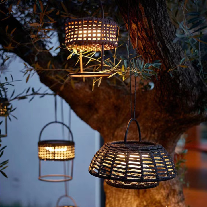 Bamboe Buiten Hanglamp