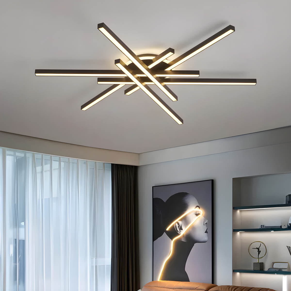 Spoetnik Moderne Led Plafondlamp