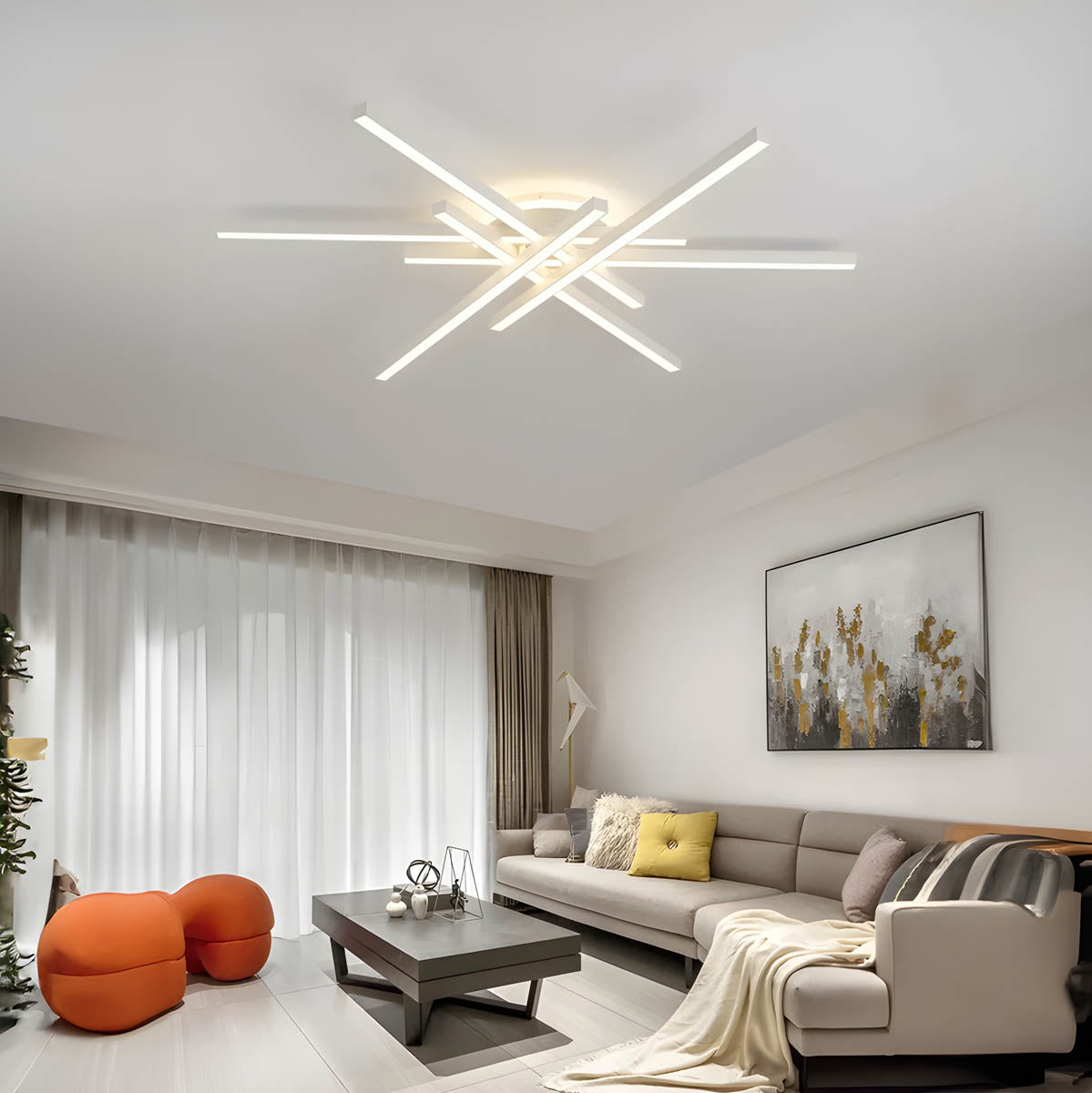 Spoetnik Moderne Led Plafondlamp