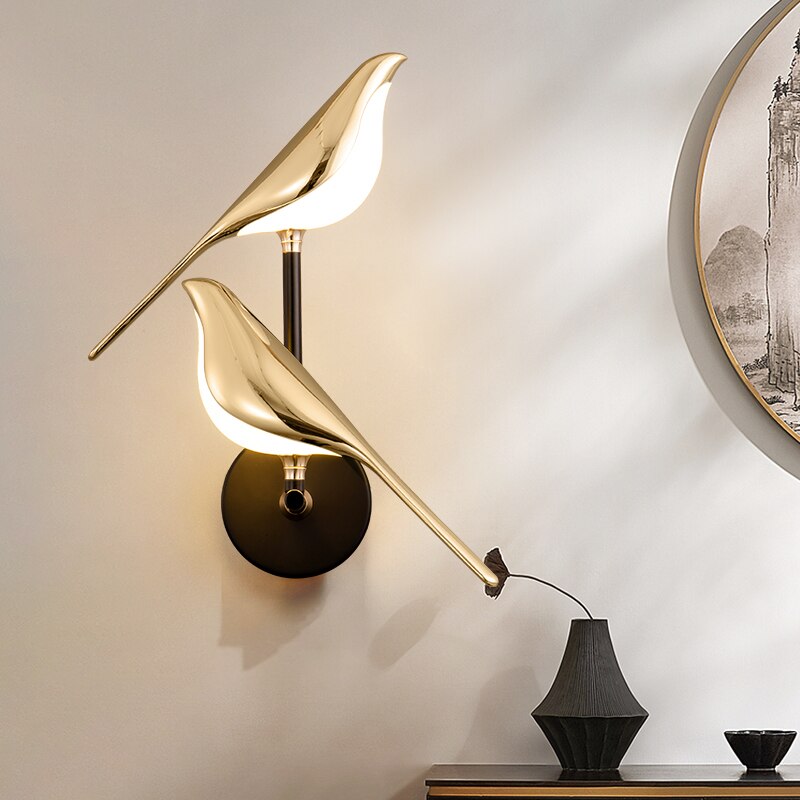MrBird™ | Moderne wandlamp in de vorm van vogels