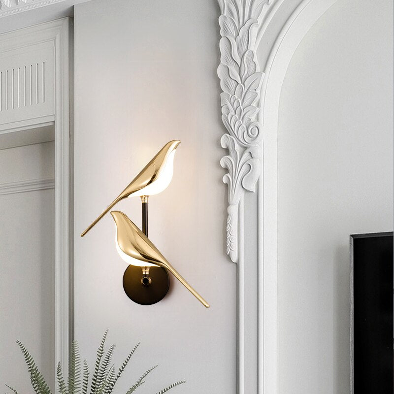 MrBird™ | Moderne wandlamp in de vorm van vogels