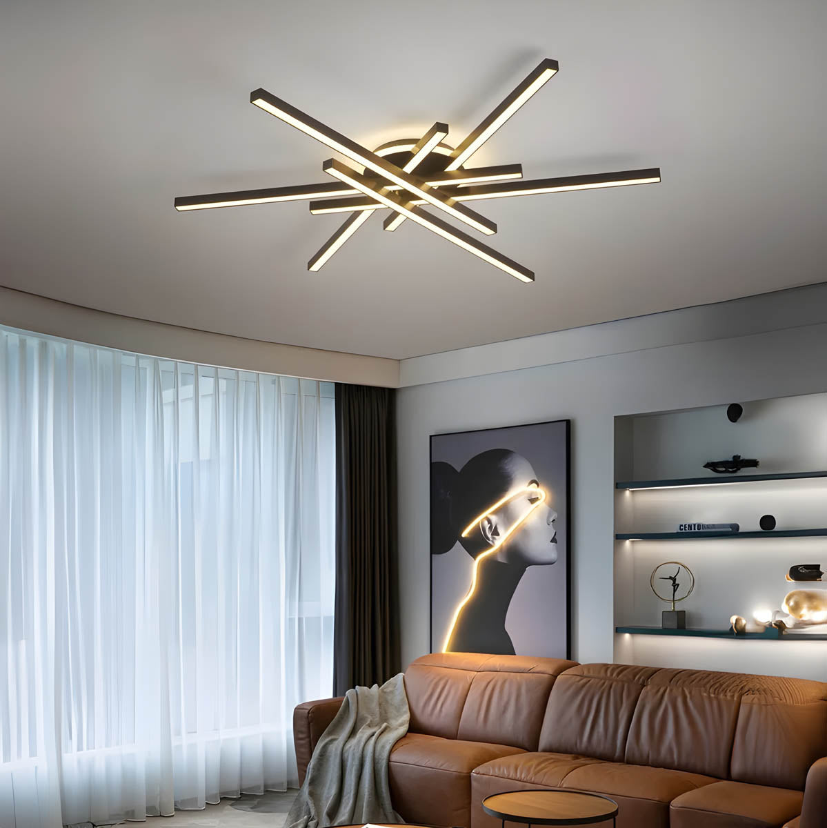 Spoetnik Moderne Led Plafondlamp